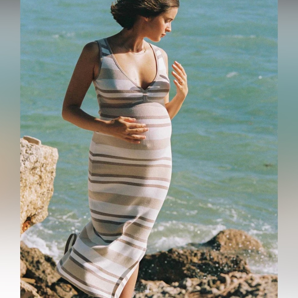 HATCH Elma Knit Rib Dress